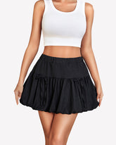 Bubble Puffy Hem A Line Skirts